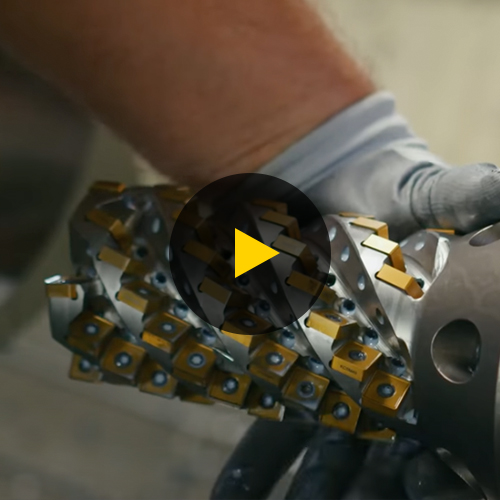 Milling Titanium Ti6Al-4V with 8 Cutting Edges per Insert